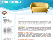 Tablet Screenshot of meble-wyprzedaz.pl